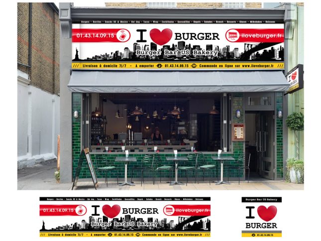 I love burger : enseigne