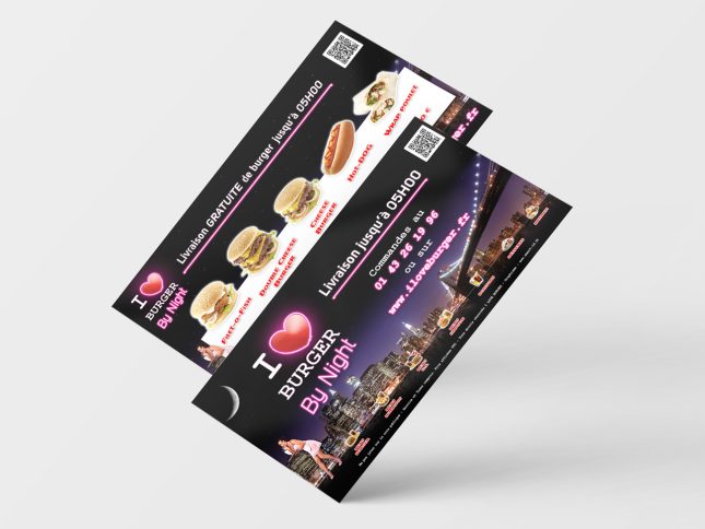 I love burger : flyer