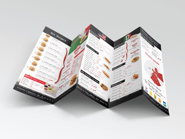 I love burger : menu