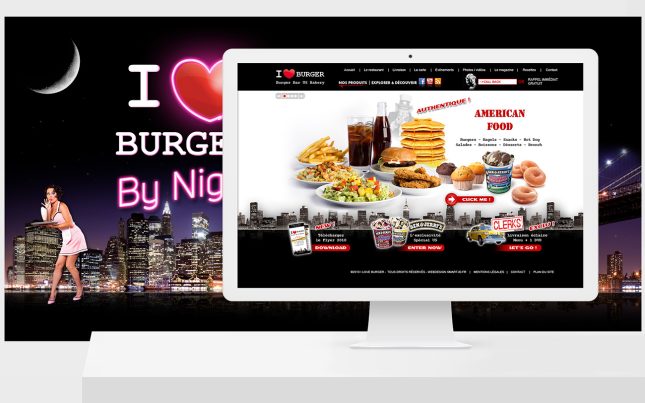 I love burger : Web/Print