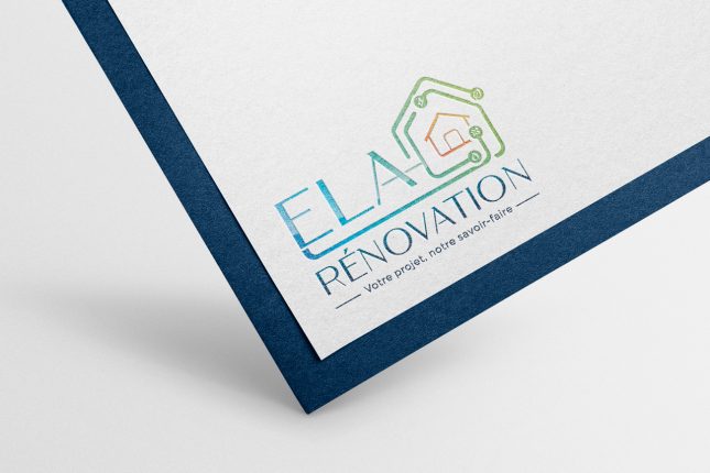 Création du logo ELA Rénovation