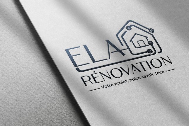 Création du logo ELA Rénovation