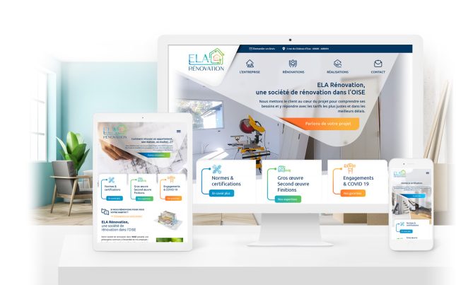 ELA Renovation - Site responsive