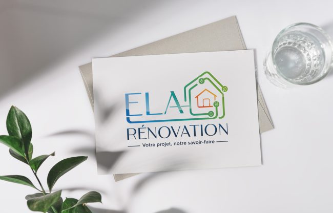 Création du logo ELA Rénovation