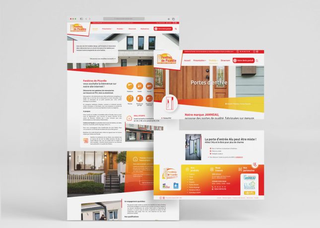 Fenetres de picardie : Webdesign