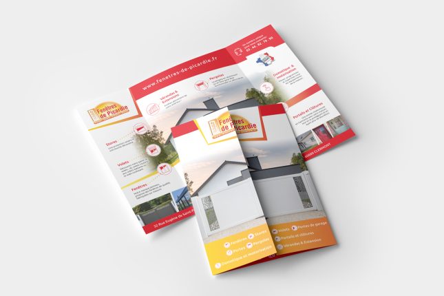 Flyer de présentation - a double volet