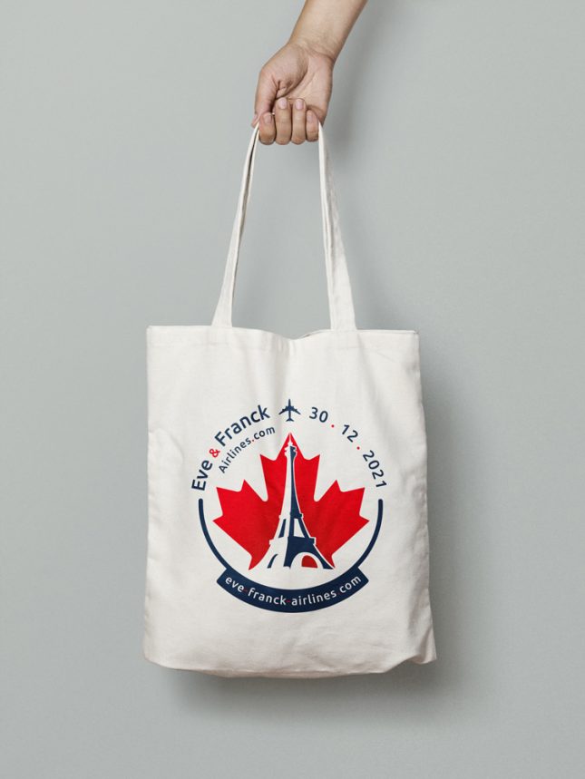 Eve et Franck Airlines : site vitrine - Tote bag