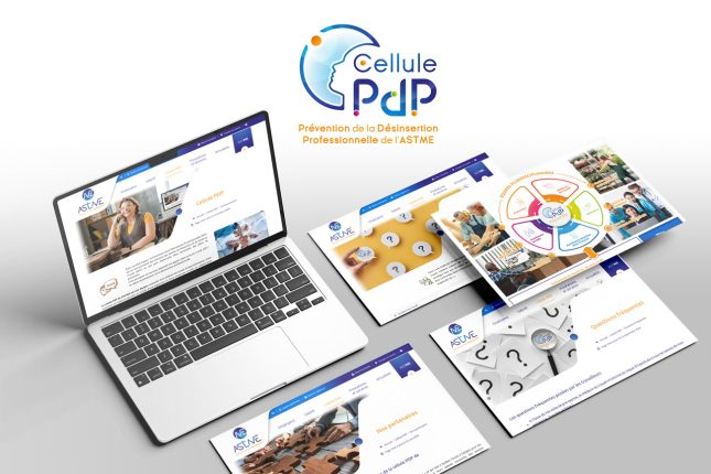 Présentation de la déclinaison des pages pour la cellule PDP de l'ASTME