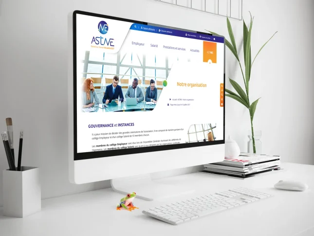 ASTME : Page interne du site