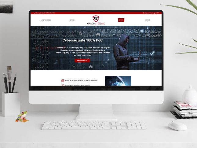 Group Systemic - page d'accueil du site