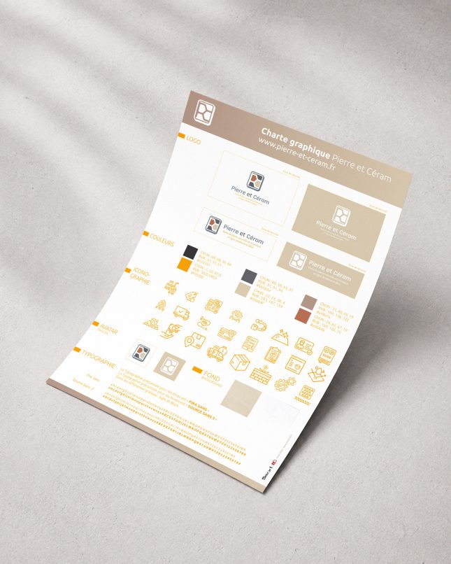 Logo, couleurs et typographie