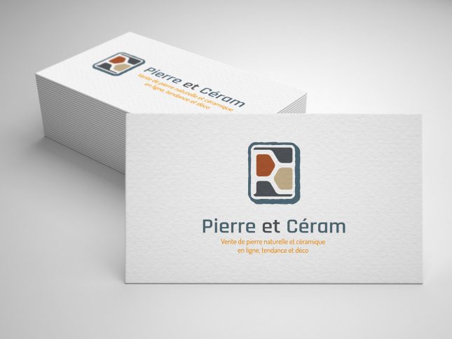 Identité visuelle en gros plan